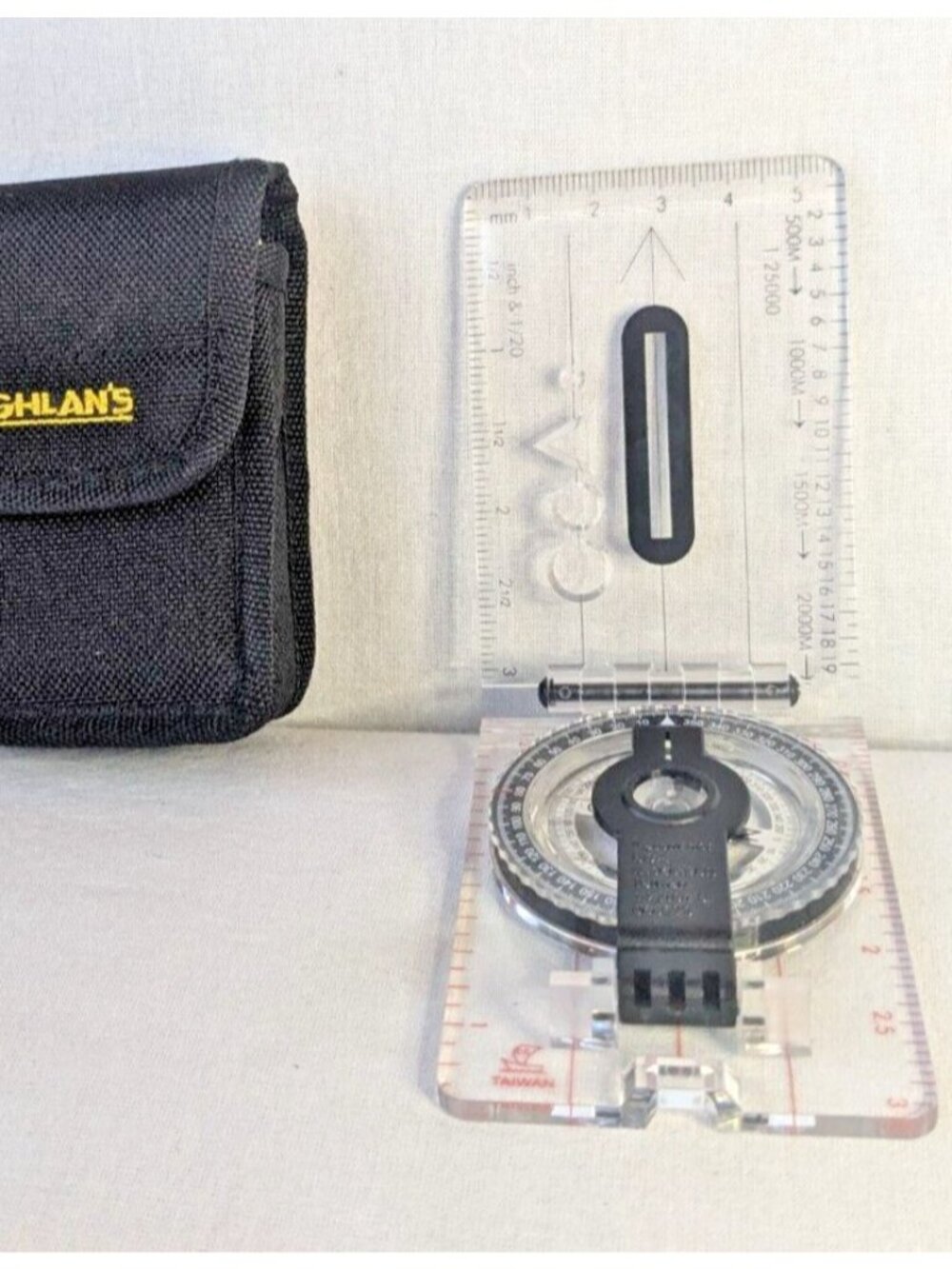 Coghlan's Orienteering Hiking Lensatic and Map Compass W/ Case and Manual